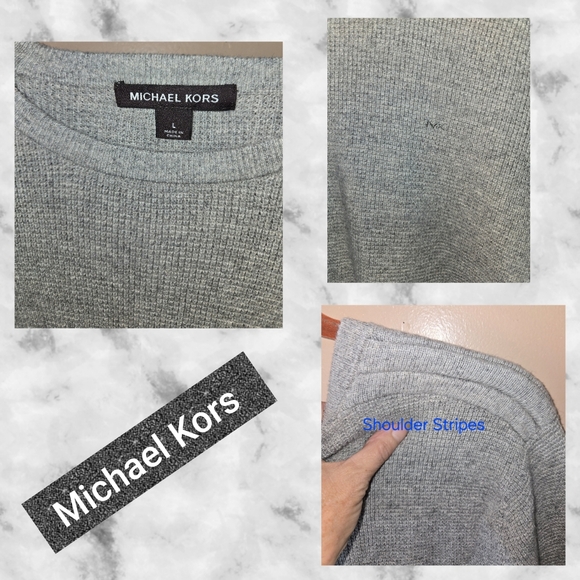 Men's Michael Kors Sweater Sz L - Picture 3 of 11
